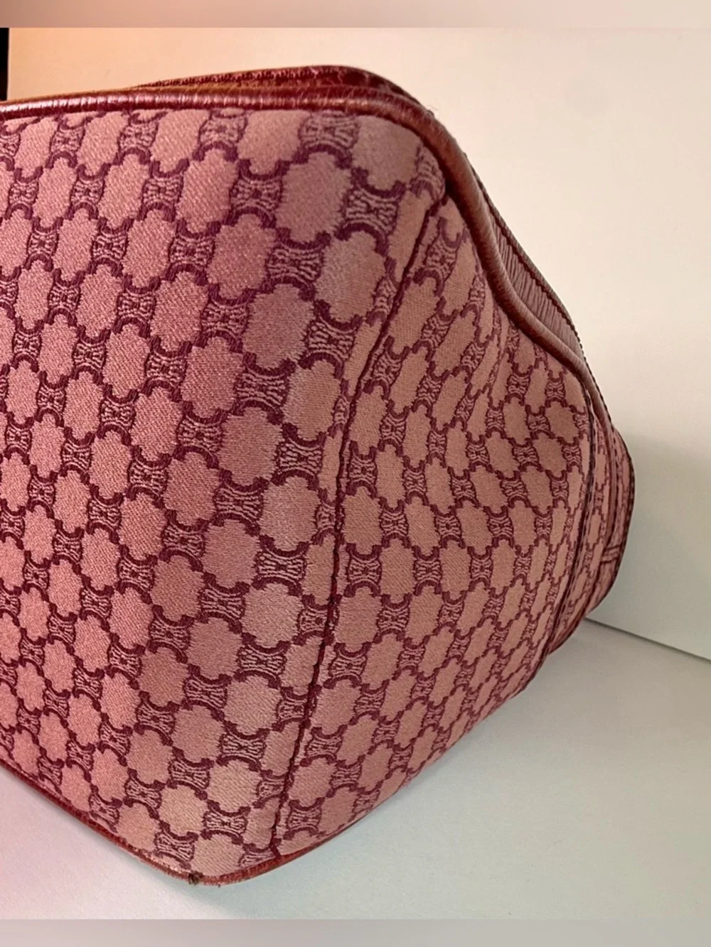 Celine Pink Macadam Boogie Bag Y2K Vintage Satchel